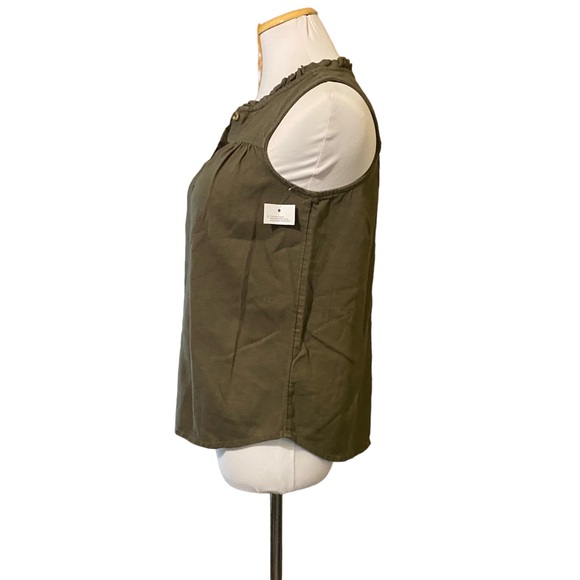 NWT Sonoma Linen Blend Sleeveless Top - Picture 4 of 8